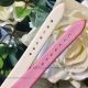 Perfect Replica Chopard Diamond Bezel Silver Dial Pink Leather Strap 35mm Women's Watch (7)_th.jpg